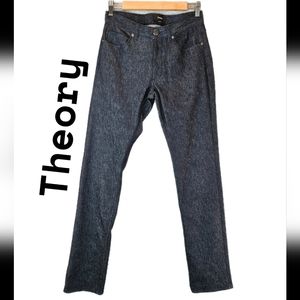 Theory Mens Black Raffi Slim Fit Classic Jeans Sz 28x32 Casual Comfort